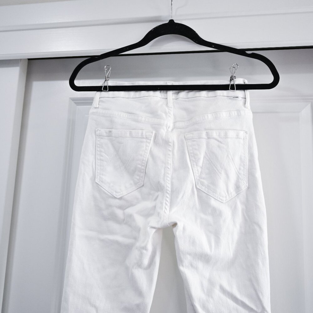 MOTHER Size 25 High Waisted Looker Ankle Fray in Fairest of Them All - Picture 9 of 13